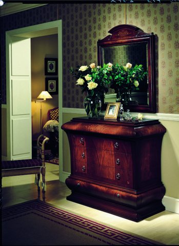 verona walnut chest of drawers